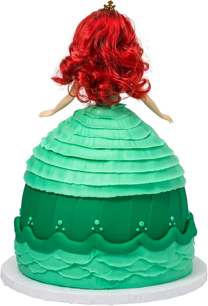 DecoPac Disney Princess Doll Signature Cake DecoSet Cake Topper, Ariel, 11"