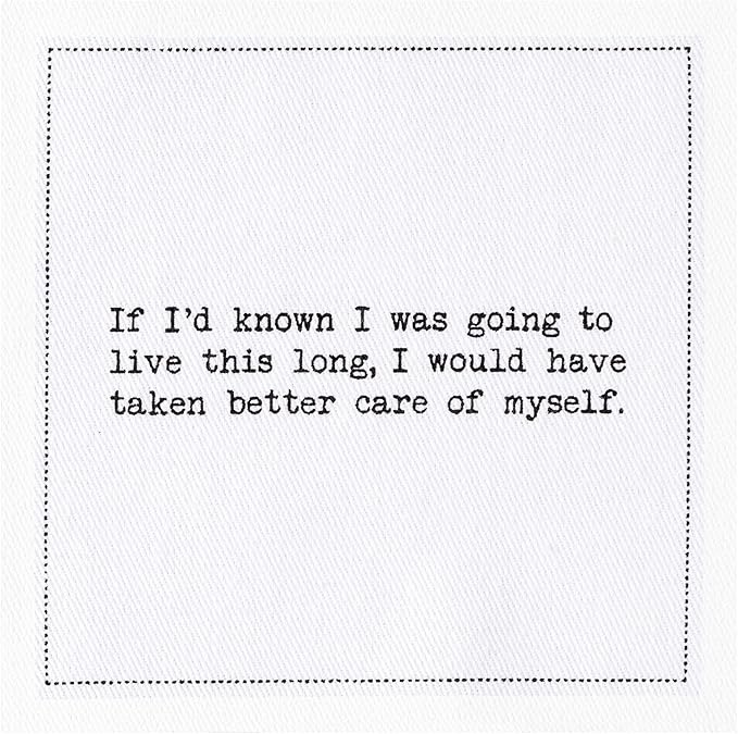 Five Star Funny 70th Birthday Quotes | White Cotton Cocktail Napkins | 50 Luxury Disposable Beverage Napkins with Witty Bar Quotes | Drink Napkins for Parties, Bars, Weddings & Game Nights