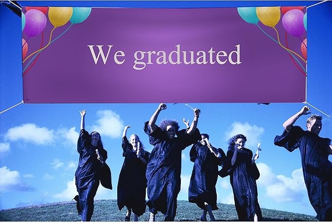 Custom Banners and Signs with Full Color Photo Any Image Any Text, Personalized Vinyl Banner for Business Birthday Graduation Parties Indoor Outdoor 3'x8' by eistyemi