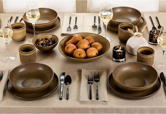 Solino Home Natural Linen Tablecloth 60 x 144 Inch - 100% Pure Linen Table Cloth for Rectangle Tables - Fete, Machine Washable Tablecloth for Spring, Easter