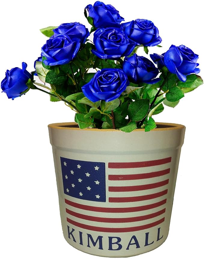 2 Gallon Personalized Stoneware Crock - American Flag