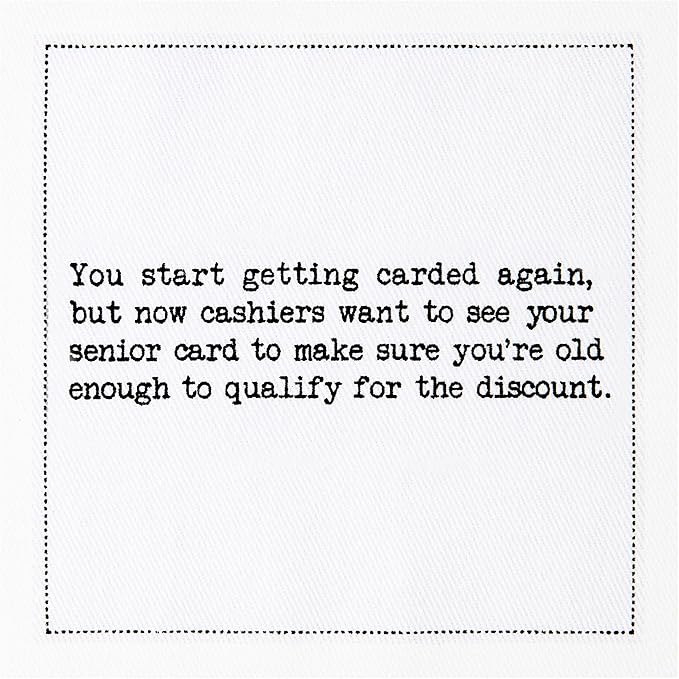 Five Star Funny 60th Birthday Quotes | White Cotton Cocktail Napkins | 50 Luxury Disposable Beverage Napkins with Witty Bar Quotes | Drink Napkins for Parties, Bars, Weddings & Game Nights