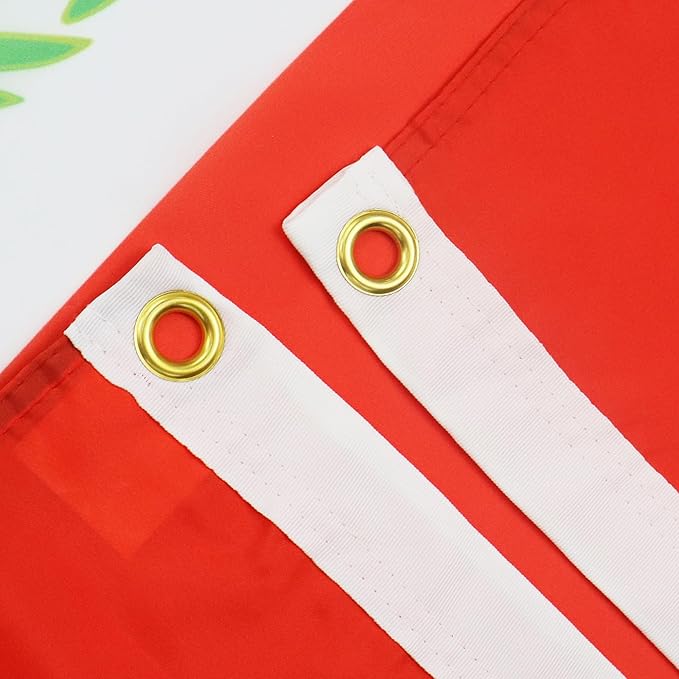 AZ FLAG Set of 10 Peru Flags – 90 x 60 cm – Peruvian Flag 100% Polyester with Integrated Metal Eyelets