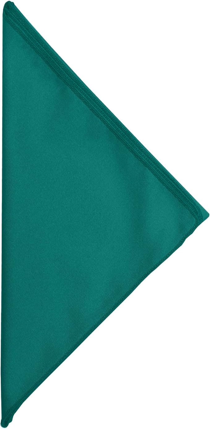 Ultimate Textile Poly-Cotton Twill Teal Cloth Napkins - 17" x 17" (Set of 12) Washable Lunch Napkins for Weddings Restaurants Parties