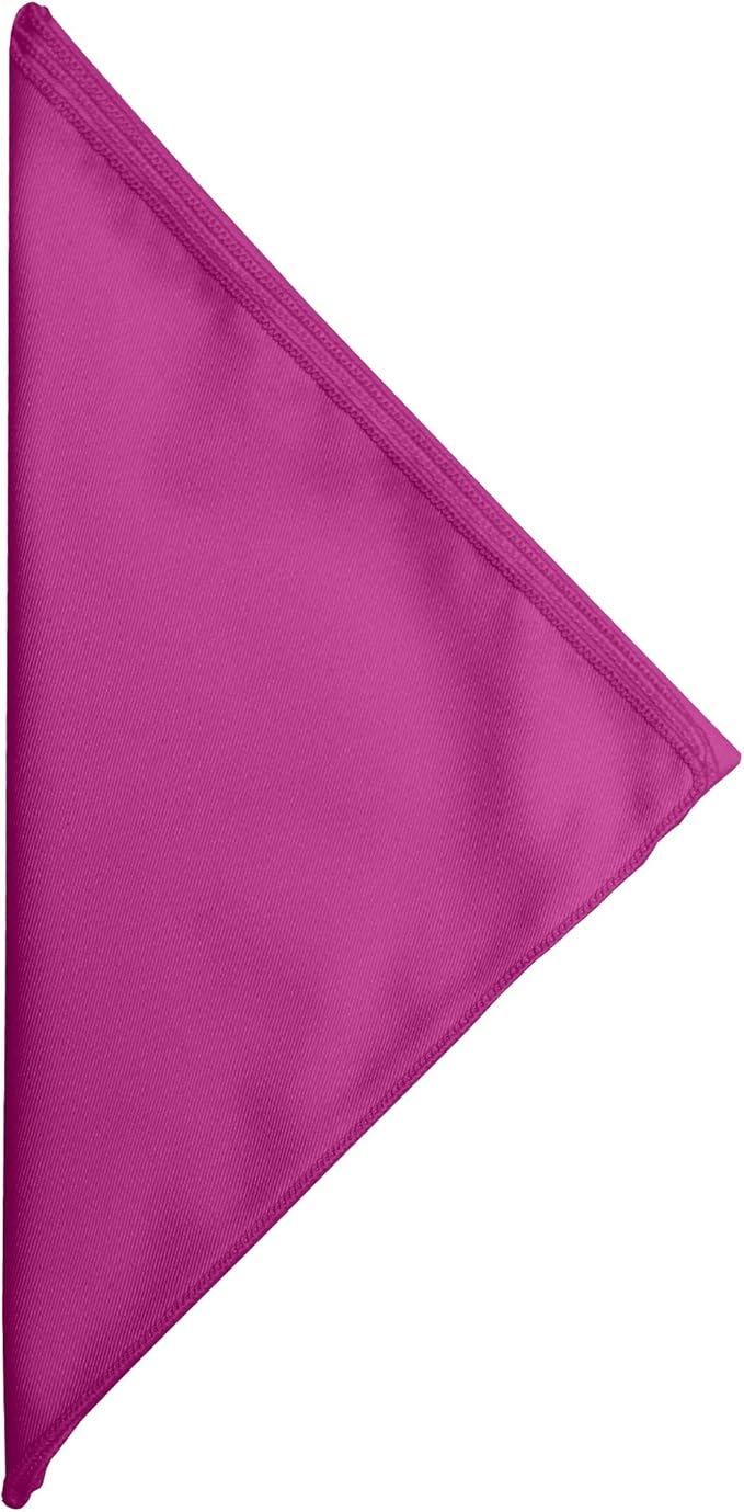 Ultimate Textile Poly-Cotton Twill Raspberry Cloth Napkins - 17" x 17" (Set of 120) Washable Lunch Napkins for Weddings Restaurants Parties