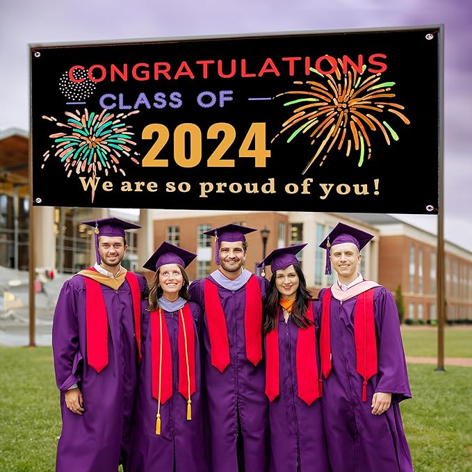 Custom 3'*10' Vinyl Banners and Signs, Large Personalized Backdrop for Business, Birthday, Parties, Back to School & Event Decoration, Indoor & Outdoor