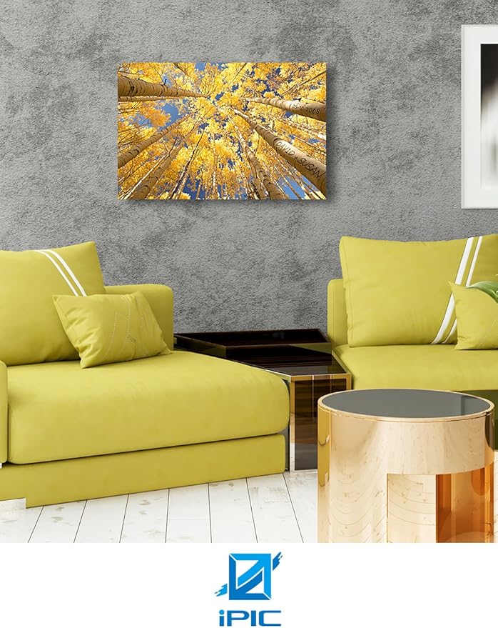 IPIC - Fall in Love, Personalized Artwork with Names and Date on, Customized Gift for Anniversary,Wedding,Birthday and Holidays. 30x20