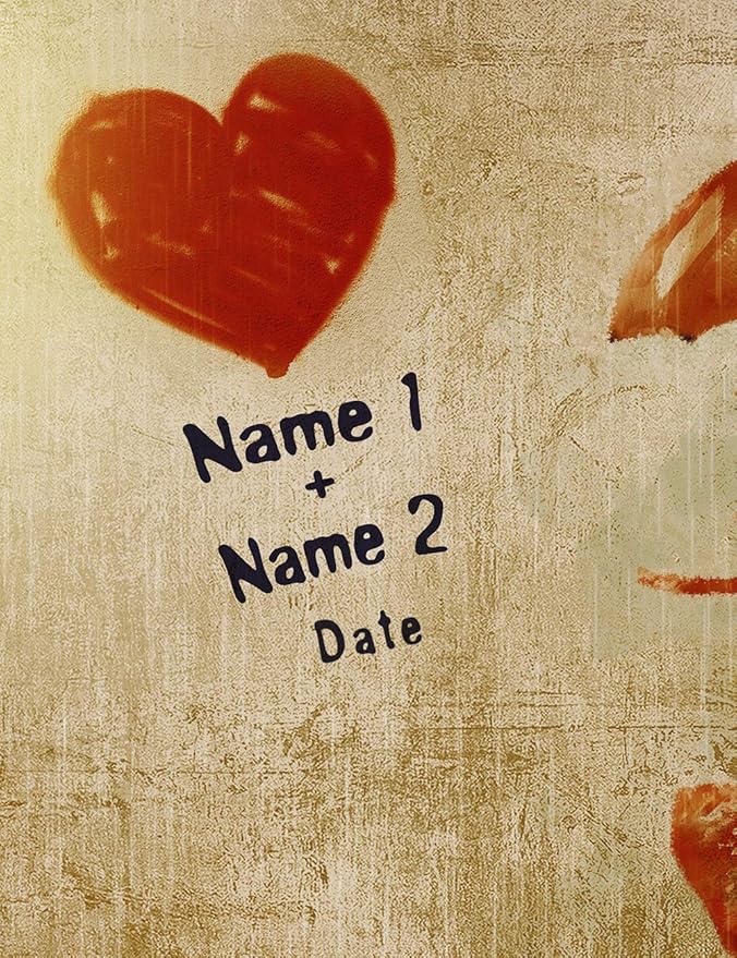 IPIC - Our First Kiss Personalized Canvas Print Artwork for Romantic Anniversary and Wedding gifts;18x12