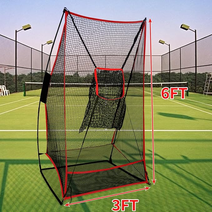 Football Kicking Net - Portable Practice Net with Target Zone for Backyard Punting Passing Snapping Accuracy - Sideline Training Tool for Improving Skills & Confidence for Adults Kids