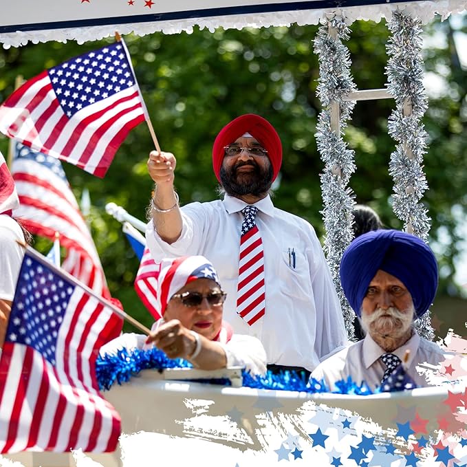 150 Pcs Small American Flags on Stick, 8 x 12 Inch Mini US Flags Wooden Stick Bulk Hand Held Stick Flags for Lawn Yard 4th of July Decorations Independence Memorial Day Patriotic Parades Veteran Party