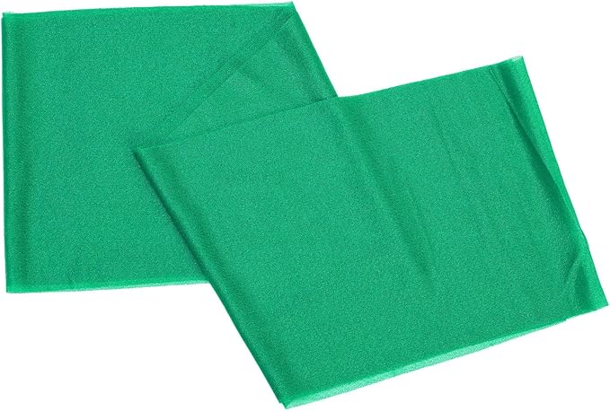 VDS Pack of 75, Emerald, Sheer Chiffon Chair Sashes Bows Chair Cover Back Tie Ribbon for Wedding Birthday Baby Shower Engagement Ceremony Event Party Banquet Restaurant Dining Chair Decoration