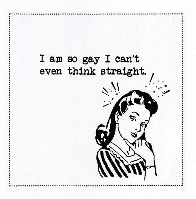 Five Star Funny Pride Graphics Quotes | White Cotton Cocktail Napkins | 50 Luxury Disposable Beverage Napkins with Witty Bar Quotes | Drink Napkins for Parties, Bars, Weddings & Game Nights