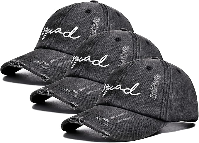 Bride Baby Bachelorette Party Hats, 6 Pack Perfect for The Bride Squad Baseball Trucker Hats