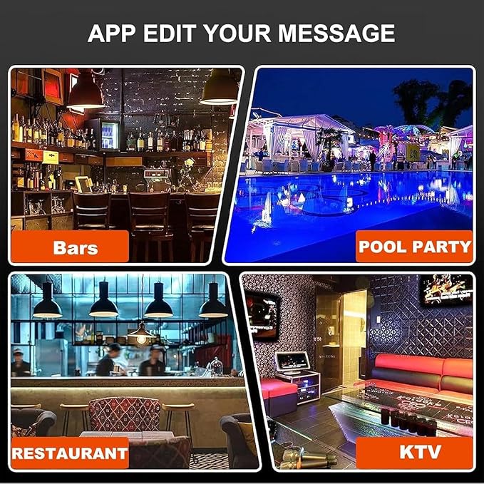 Bottle Service Sign,Bottle Presenter for Night Club,Bottle Service Lights Sign with 4 Set Letters & 1 Set Number,for Home Decor, Birthday Parties,(VIP)