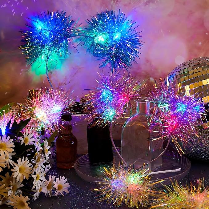 Juexica 16 Pcs Lighted Cat Ears Headband with Color Change LED Cat Headband Rave Hair Accessories for Women (Classic Color)