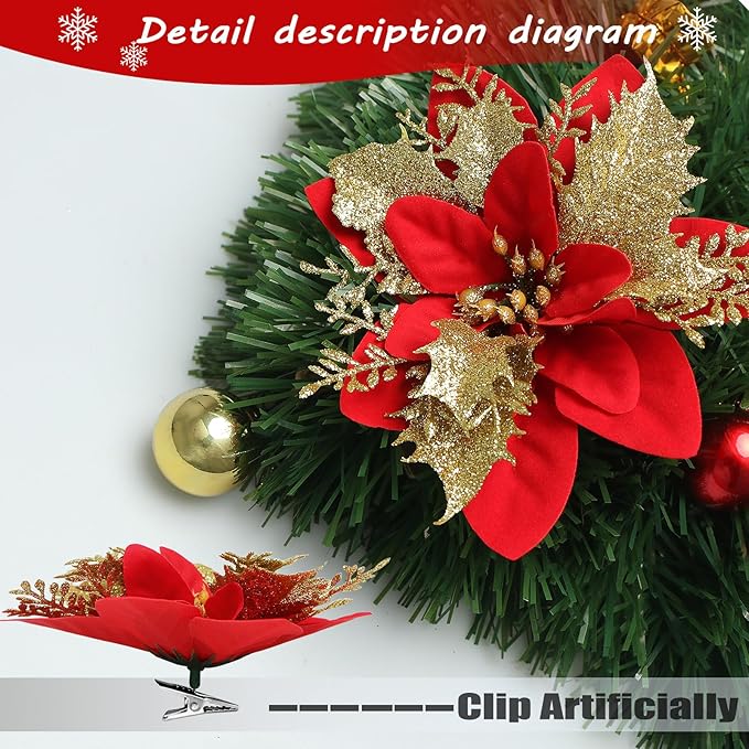 5 Pack 250FT Christmas Garland Flower for Christmas and Non-Lit Soft Greenery Holiday Decor for Outdoor Indoor Artificial Christmas Twist Garland Home Artificial Greenery Wedding Party Decoration