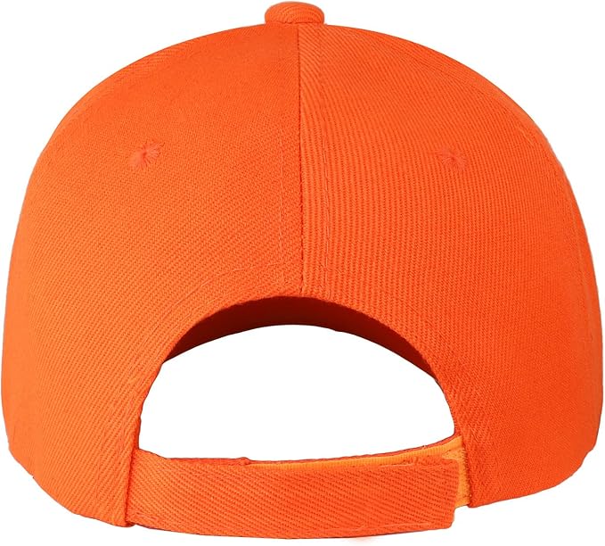 Falari 24/144 Pack Unisex Baseball Cap Bulk Wholesale Plain Blank Hat Adjustable Size