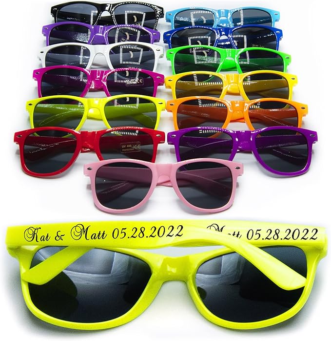 Personalized Wedding Sunglasses In Bulk Destination Wedding Favors For Guest Bridal Party Sunglasses Set