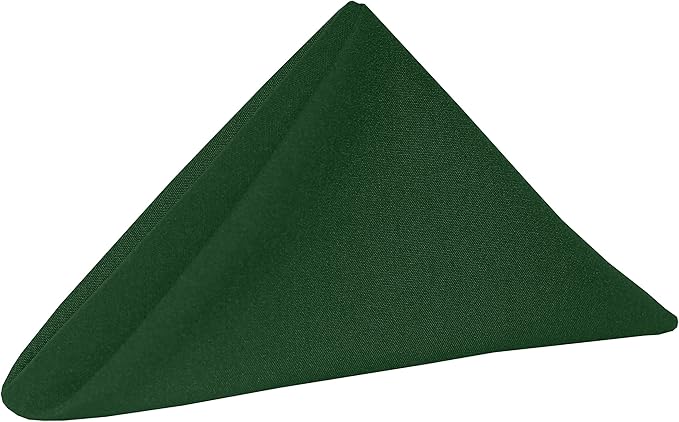 Ultimate Textile Cotton-Feel Hunter Cloth Napkins - 17" x 17" (Set of 120) Washable Dining Quality Polyester, Wrinkle & Stain Resistant