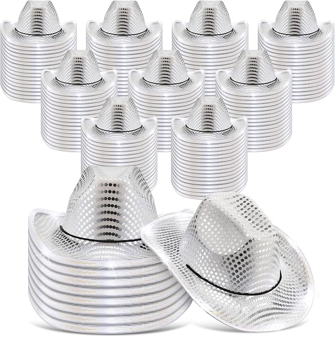 LED Lights Cowboy Cowgirl Hat Flashing LED Lights Cowgirl Hat for Wedding Western Bachelorette Party