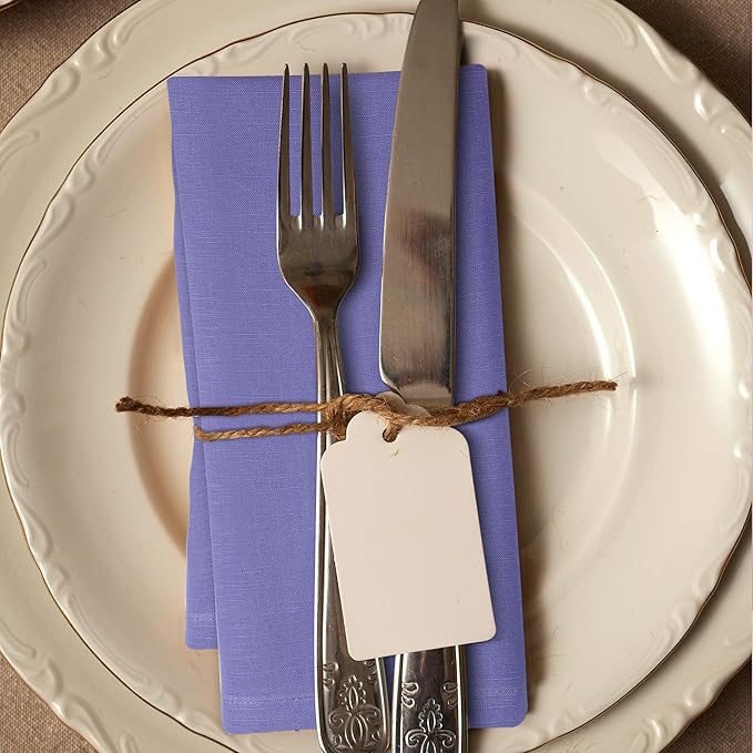Urban Villa Cloth Napkins Set of 12 20x20 Inches 100% Cotton Napkins Cloth Washable Soft Durable Reusable Absorbent Table Dinner Napkins Cloth for Hotel Lunch Restaurant Weddings Parties – Lilac