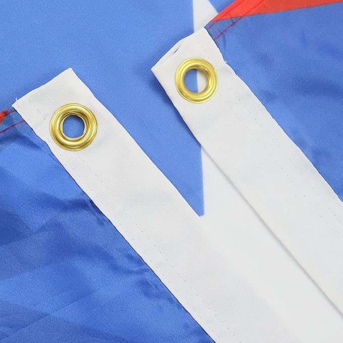 AZ FLAG Set of 5 Puerto Rico Flags - 90 x 60 cm - Puerto Rican Flag 100% Polyester with Integrated Metal Eyelets