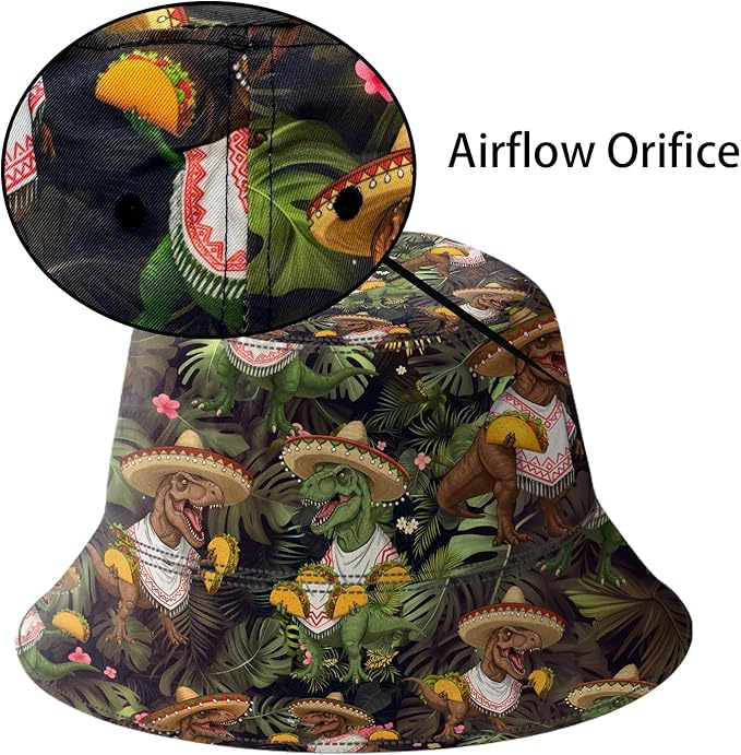 Men's Hawaiian Shirt and Shorts Set 2 Piece Beach Outfits with Bucket Hats for Beach Days and Summer Vibes