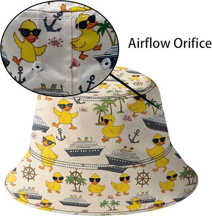 Men's Hawaiian Shirt and Shorts Set 2 Piece Beach Outfits with Bucket Hats for Beach Days and Summer Vibes