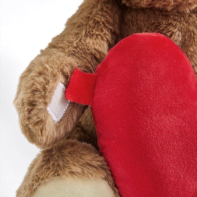 Let's Make Memories Personalized Kissy Plush Bears for Couples or Kids - Valentines Day - for Him - for Her - Romantic Stuffed Animals - Love - Amor - Te Amo - I Love You - Teddy Bears