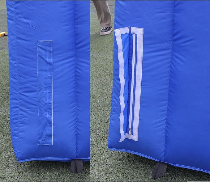 SAYOK 16.7FT Inflatable Tunnel Sport Tunnel Entrance Inflatable Football Tunnel Tent with Blower for Event Exhibition Promotion(Blue, 16.7ft x 9.84ft x 9.19ft)