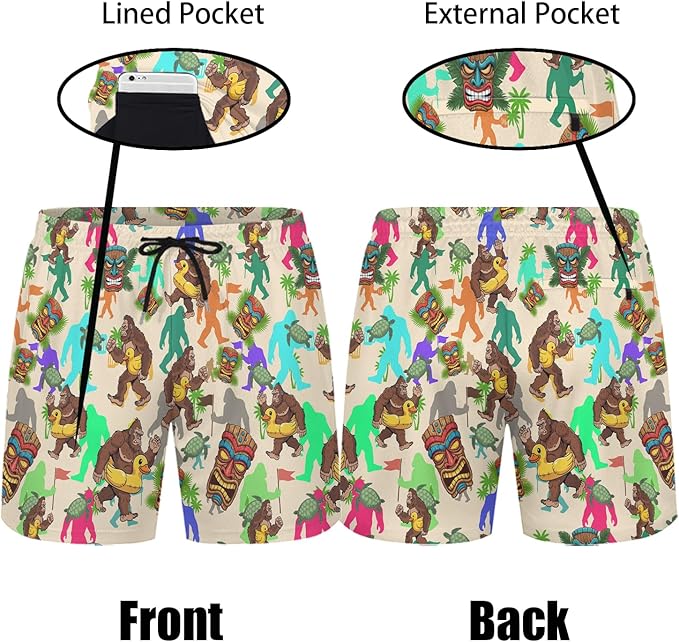 Men's Hawaiian Shirt and Shorts Set 2 Piece Beach Outfits with Bucket Hats for Beach Days and Summer Vibes