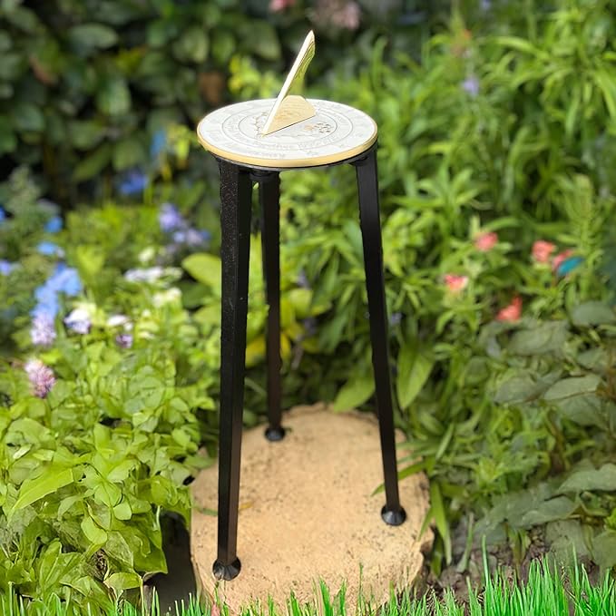 Anniversary Sundial Gift for 30th Pearl Wedding Anniversary in 2025 - Recycled Metal Home Decor Or Garden Present Idea - Handmade in UK for Him, Her Parents Or Couples 30 Year Celebration