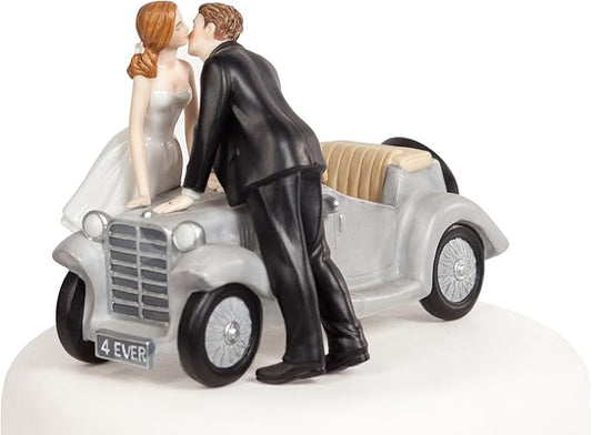 Wedding Collectibles "I'll Love U 4 EVER" Car Wedding Cake Topper