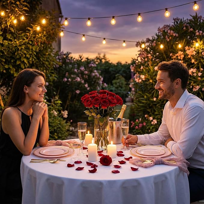 GATHER 700PCS Pink Plastic Plates - Gold Rim Disposable Plastic Dinnerware Set Include 200 Pink Plates, 300 Silverware, 100 Napkins, 100 Cups for Party & Wedding & Valentine's Day
