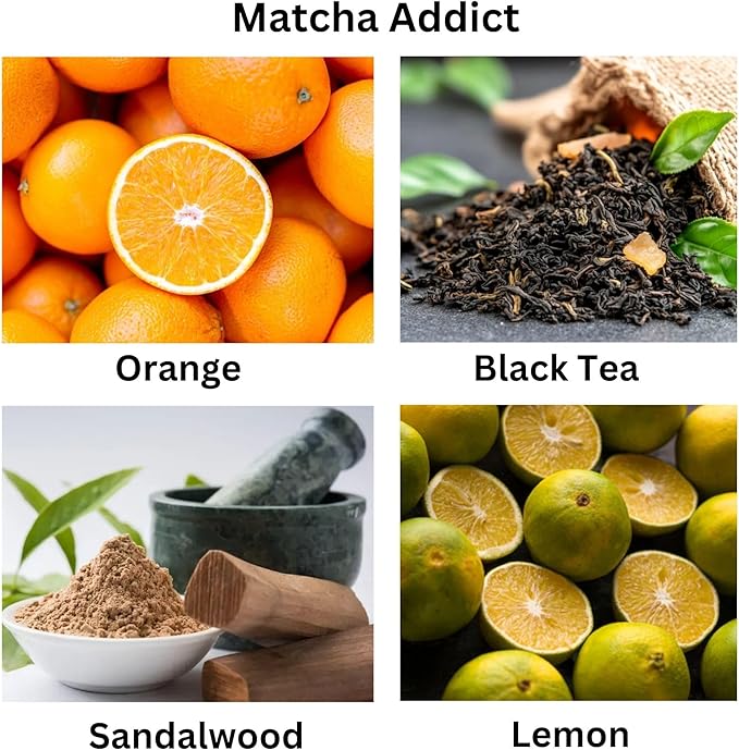 Matcha Scented Candle – Clean Burning Coconut Wax | Green Tea, Citrus & Sandalwood Vegan & Non-Toxic Candle for Relaxation & Gifting | Hand-Poured in USA (13 oz Jar with Luxury Gift Box)