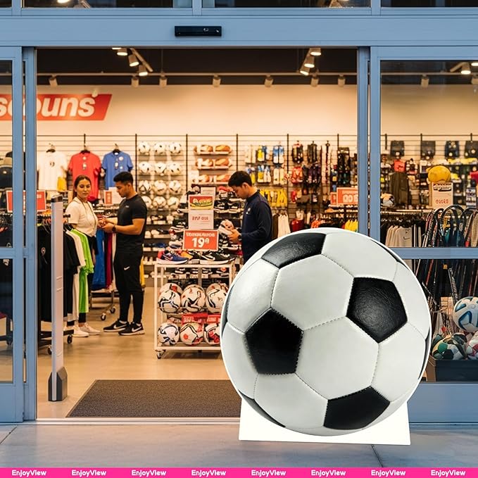 Soccer Cardboard Cutout, 5FT Life Size Cutouts Decor for Sports Themed Party Backdrop, Photo Booth Props, Birthday Table Centerpieces, Soccer Game Stand Up Display