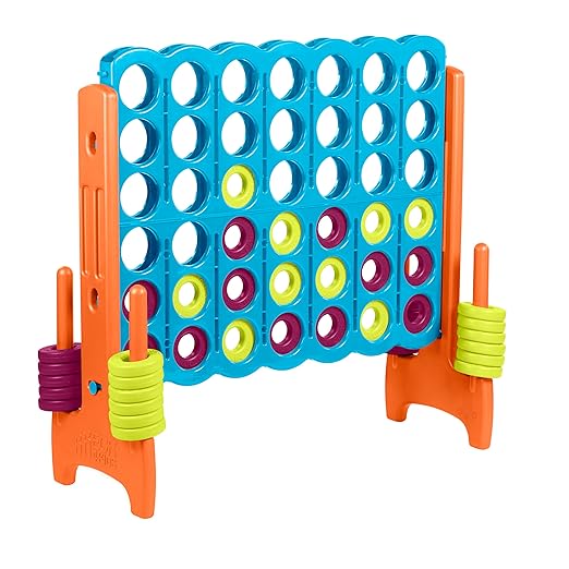 ECR4Kids Jumbo 4-To-Score, Giant Game, Vibrant