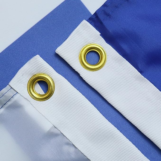 AZ FLAG Set of 5 Panama Flags – 150 x 90 cm – Panamanian Flag 100% Polyester with Integrated Metal Eyelets