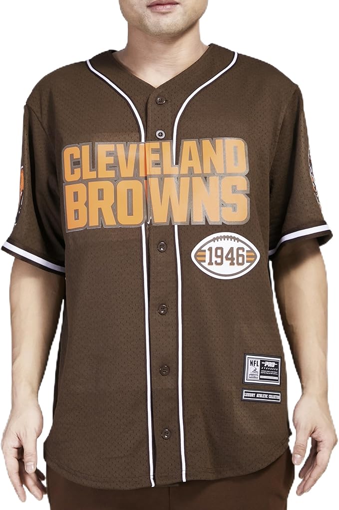 Pro Standard Mens NFL Mesh Button Down Top