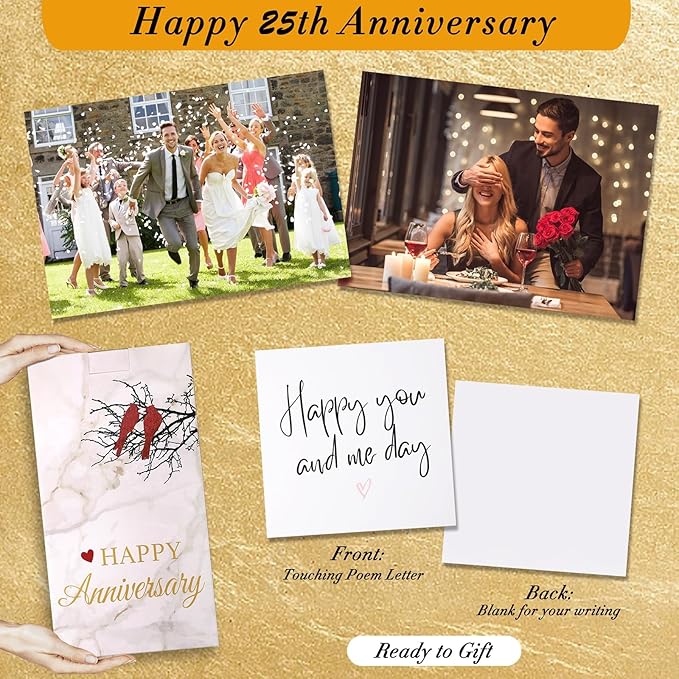 25th Wedding Lantern,25th Wedding idea for Couple Parents Husband Wife,25 Year Silver Decoration for Her Him,Unique 25th Wedding Ideas Love..