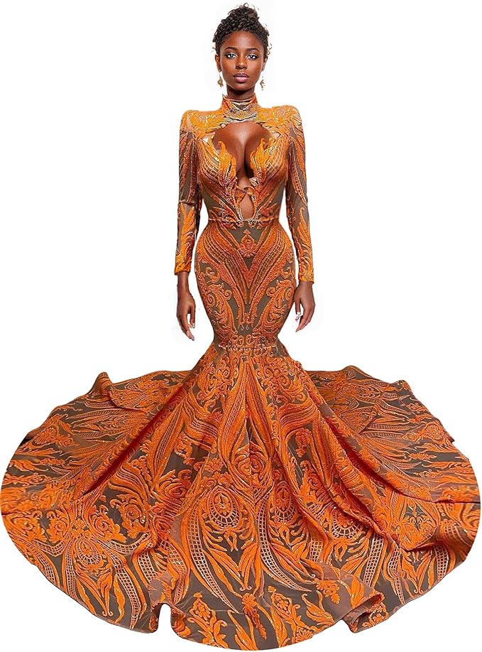 Keting Shiny Sequined Mermaid Women's Prom Party Evening Gala Dress Pageant Celebrity Gown
