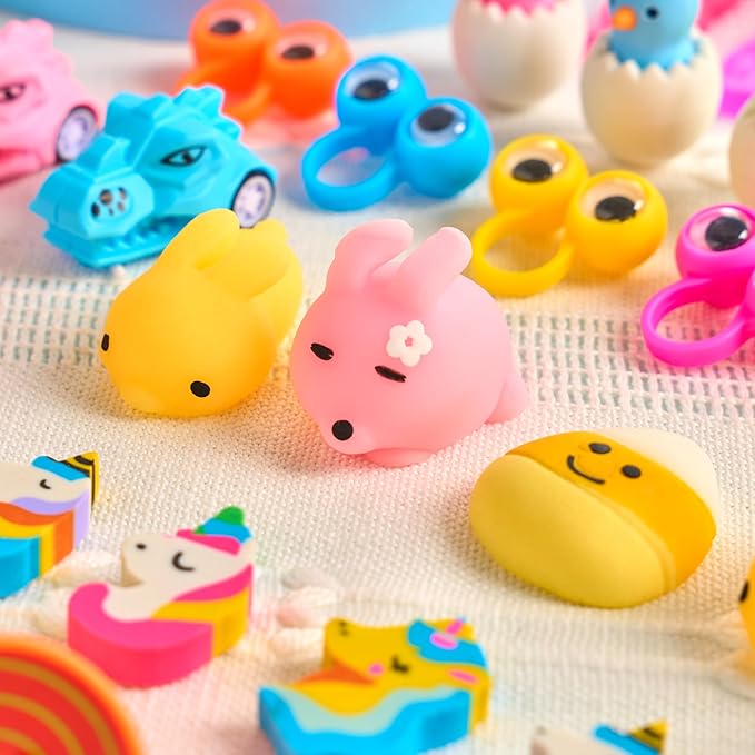 JOYIN 160 PCS Prefilled Easter Eggs with Assorted Toys for Easter Egg Hunt Supplies, Basket Stuffers, Classroom Prizes, Party Favor