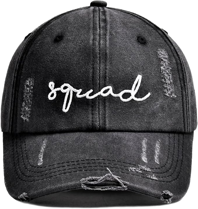 Bride Baby Bachelorette Party Hats, 6 Pack Perfect for The Bride Squad Baseball Trucker Hats