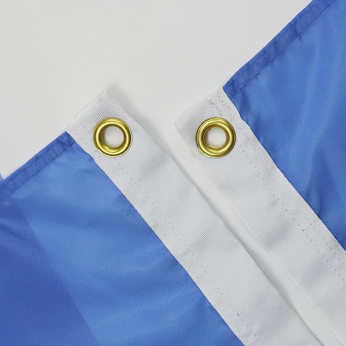 AZ FLAG Set of 5 Argentina Flag - 90x60cm - Argentine Flag 100% Polyester with integrated metal grommets
