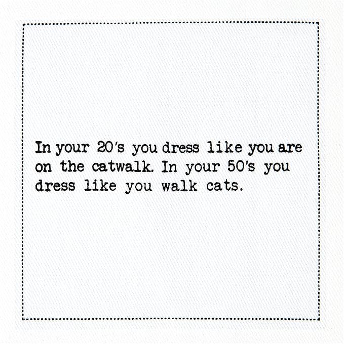 Five Star Funny 50th Birthday Quotes | White Cotton Cocktail Napkins | 50 Luxury Disposable Beverage Napkins with Witty Bar Quotes | Drink Napkins for Parties, Bars, Weddings & Game Nights