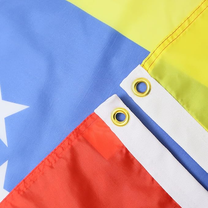 AZ FLAG Pack of 10 Venezuela Flags – 90 x 60 cm – Venezuelan Flag 100% Polyester with Integrated Metal Eyelets