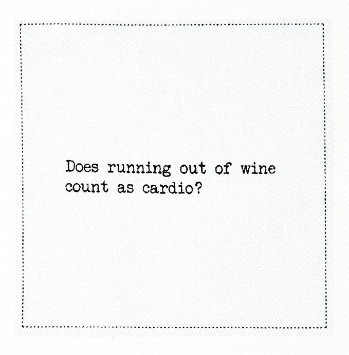 Five Star Funny Snarky Quotes | White Cotton Cocktail Napkins | 50 Luxury Disposable Beverage Napkins with Witty Bar Quotes | Drink Napkins for Parties, Bars, Weddings & Game Nights
