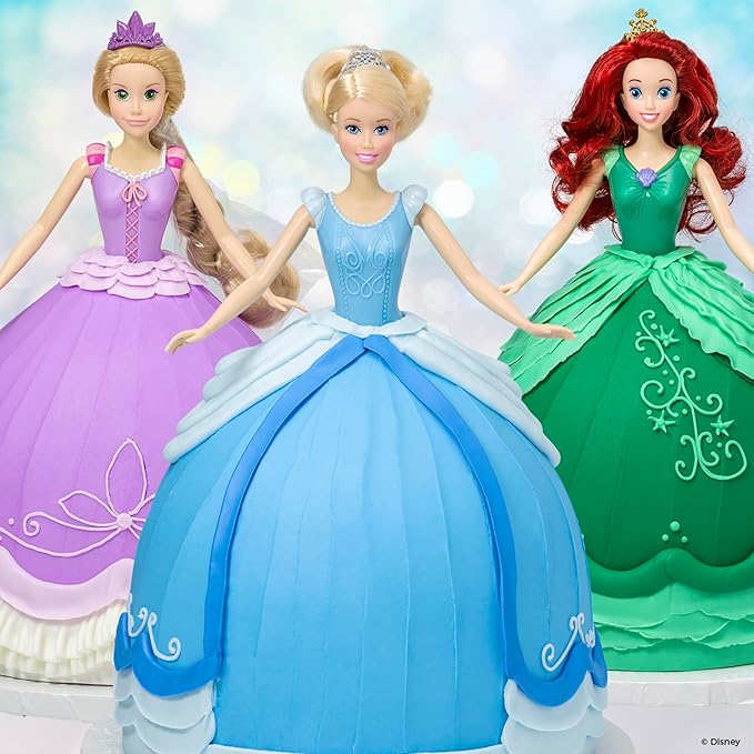 DecoPac Disney Princess Doll Signature Cake DecoSet Cake Topper, Plastic, Rapunzel, 11"