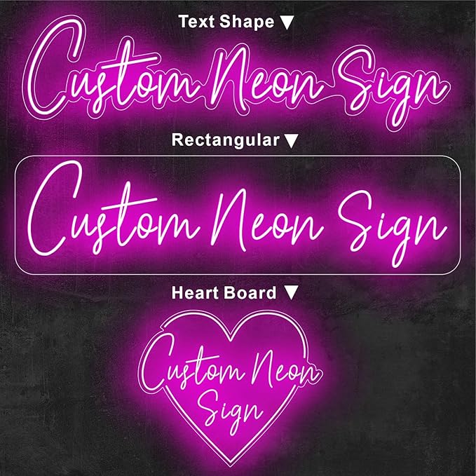 Custom Neon Signs, Personalized Neon Sign for Valentines Day Decor, Customizable Wedding and Birthday Party Decorations Valentines Gifts