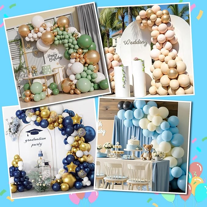 Balloon Arch Kit with Balloon Pump Electric, 8.2FT & 5FT Free Bending Balloon Arch Stand, Half Arch Frame Balloons Column Stand with Water Fill Base for Wedding Baby Shower Birthday Party Decor